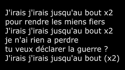 nekfeu - Jusqu'au Bout (Creed) ft. $-Crew (paroles lyrics)