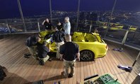 Ford Mustang en el Burj Khalifa