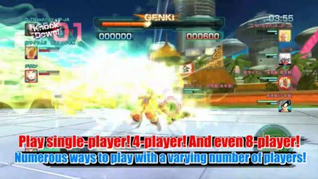 Dragon Ball Z Battle of Z PS3X360PSVITA Bosses and more! (Jump festa 2013 English trailer)