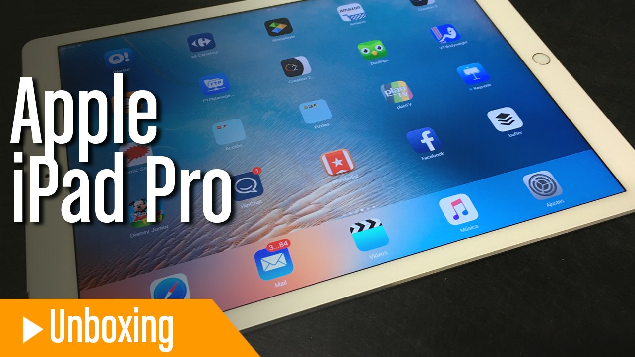 Unboxing en español iPad Pro y Apple Pencil
