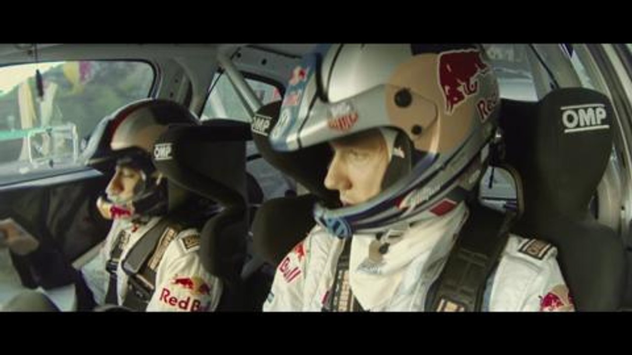 Sebastien Ogier y Neymar con el Polo WRC R