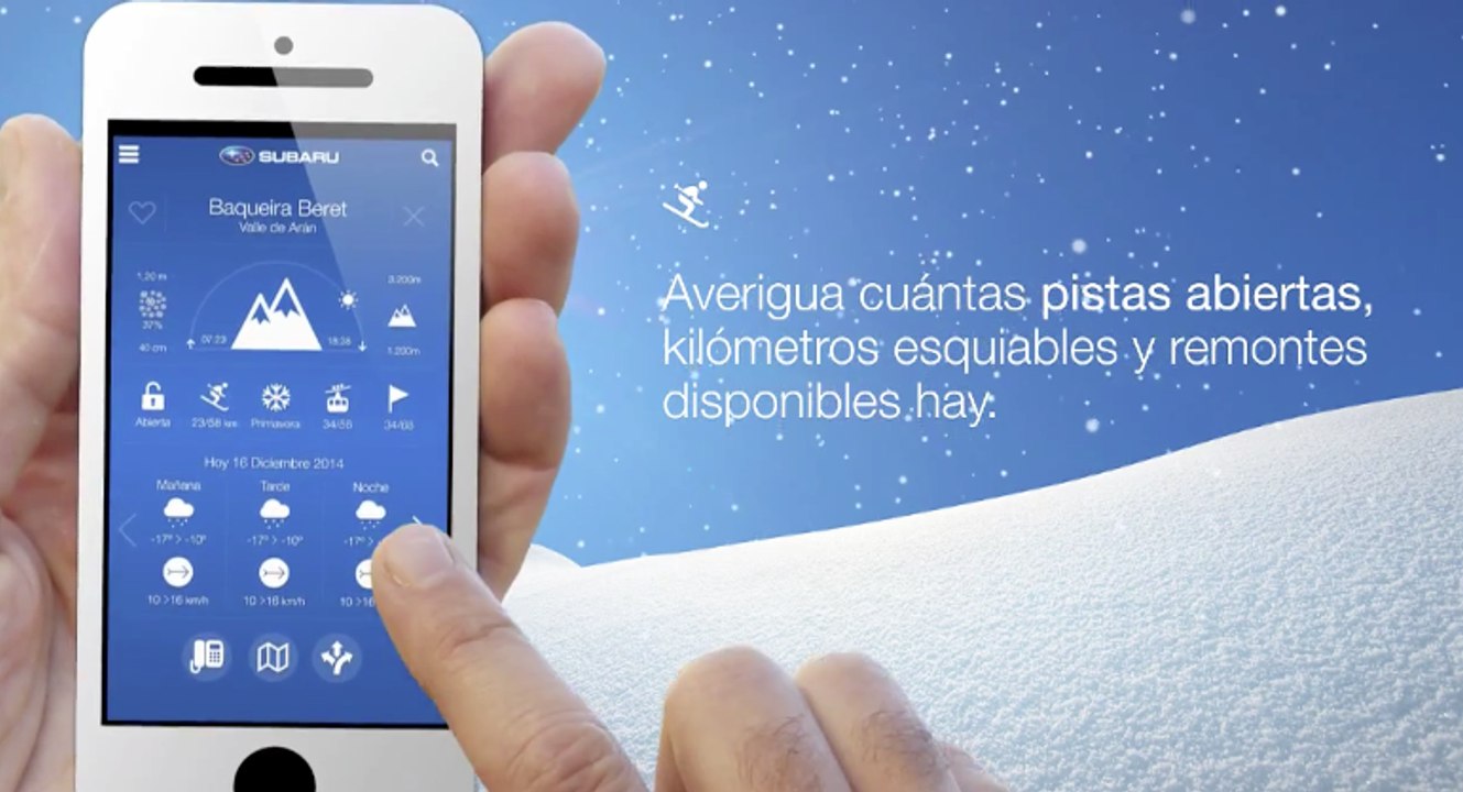 Subaru Esqui, es la nueva app para los auténticos amantes del esquí