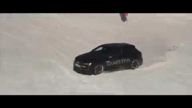 Curso de conducción en nieve de Audi