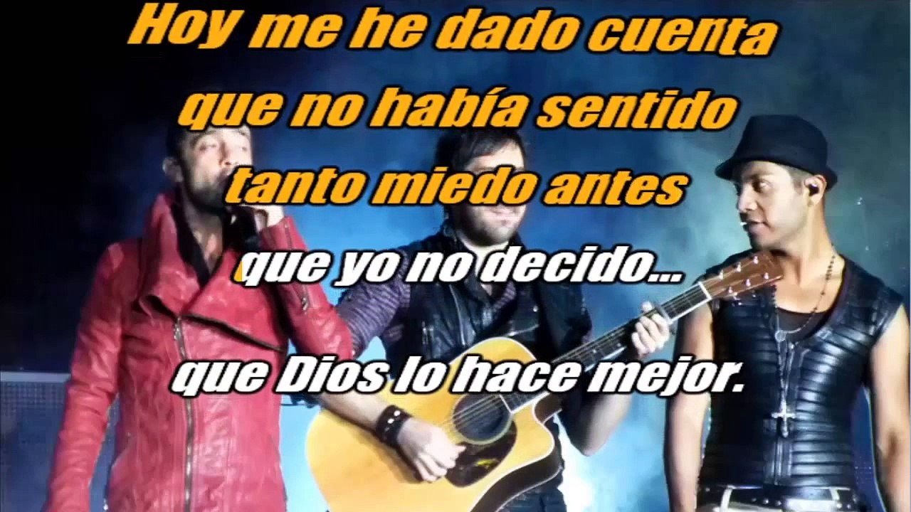 Camila - Abrázame - karaoke letra