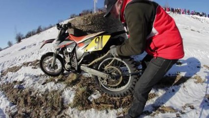 Carreras de ski con motos