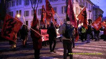 Manifestation contre la condamnation des syndicalistes de Goodyear, à 9 mois de prison ferme