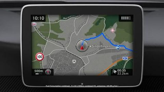 Mercedes CLA Shooting Brake Traffic Sign Assist