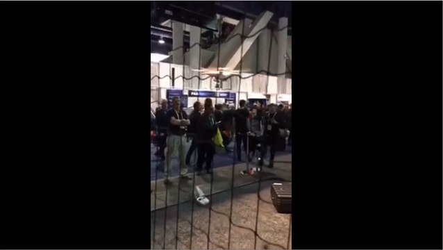 DJI Drone Cage at CES 2016