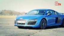 Drag race Audi R8 LMX vs Audi RS6