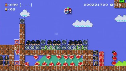 Super Mario Maker - 100 Mario Challenge 0-002 Normal - SMB1 Only - Marth Reward
