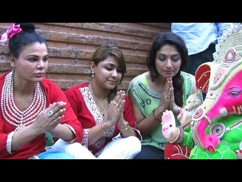 Rakhi Sawant Ganpati Visarjan | Ganesh Chaturthi 2015
