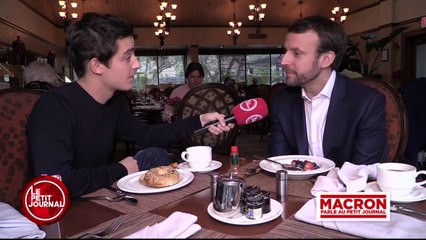 Macron se livre au micro de Martin Weill - Le Petit Journal du 15/01 - CANAL+