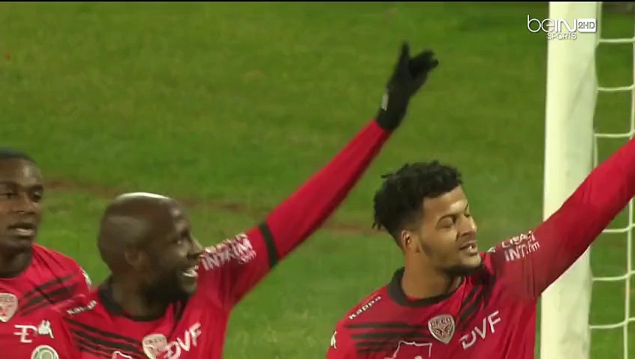 1-0 Júlio Tavares GoalFrance  Ligue 2 - 15.01.2016, Dijon FCO 1-0 Bourg-Péronnas
