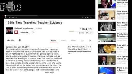 Breakdown 1950s Time Travelling Teacher Evidence