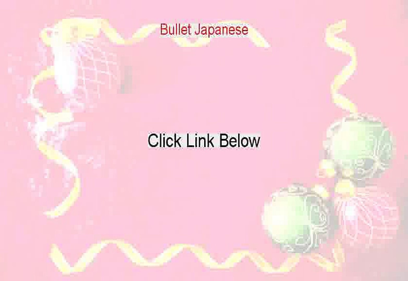 ⁣Bullet Japanese Review - bullet japanese program