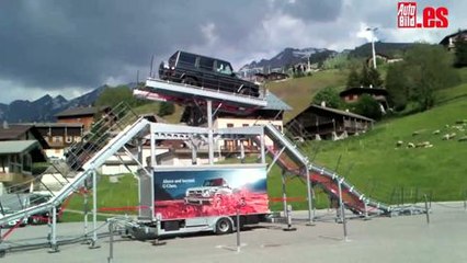 Video: El nuevo Clase G subiéndose por las paredes