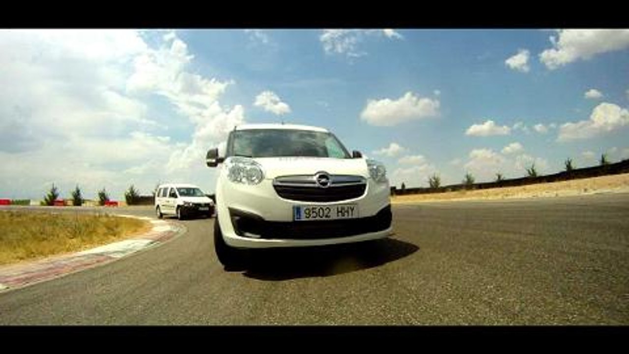 Vídeo: Duelo Opel Combo vs VW Caddy ¡en circuito!