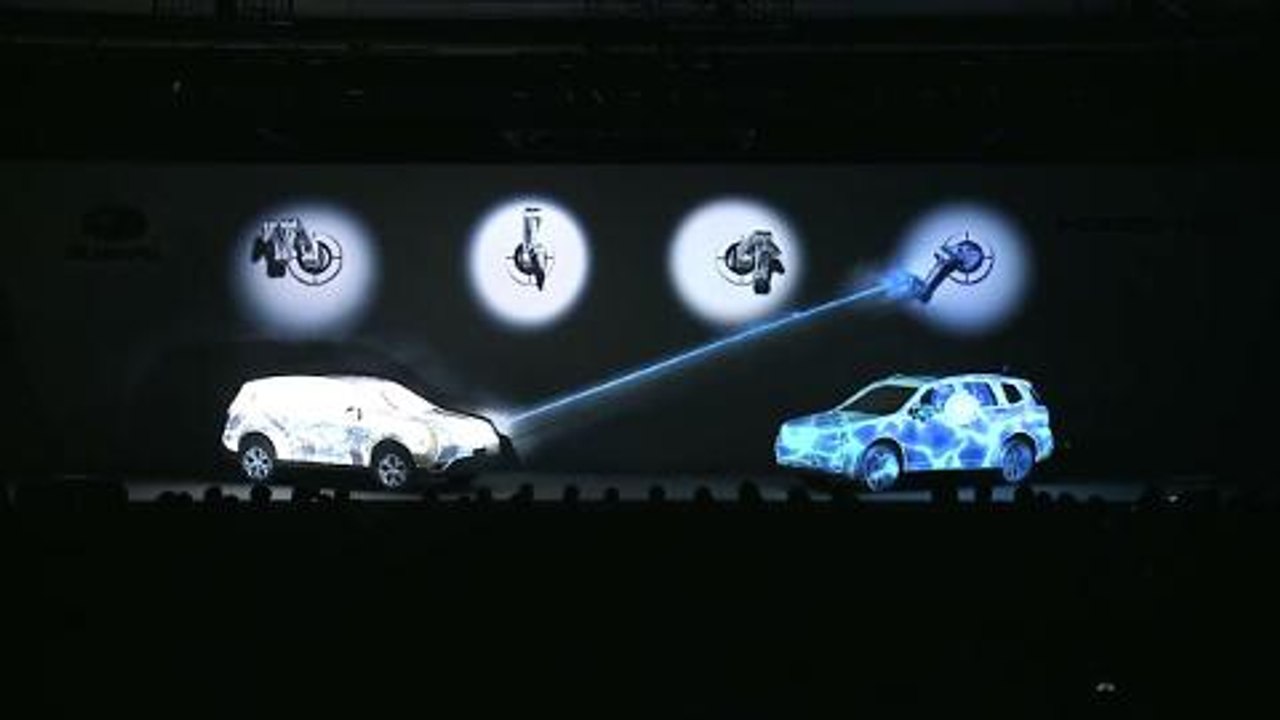 Presentación Nuevo Subaru Forester Projection Mapping