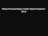 [PDF Download] Filofax Personal Nappa Leather Zipped Organiser - Black [PDF] Online