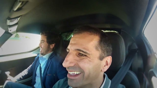 Marc Gené con un Alfa Romeo 4C en el circuito del Jarama