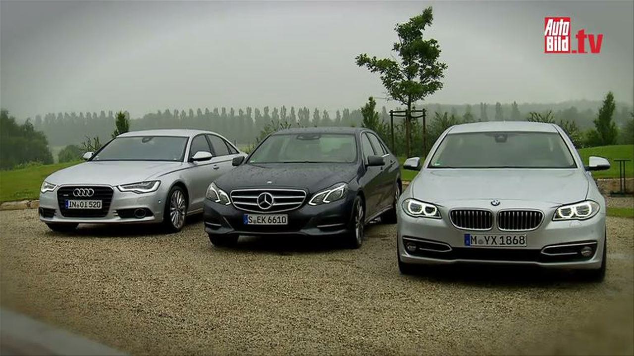 Comparativa Audi A6, Mercedes Clase E y BMW Serie 5