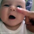 Funny Baby Doing Bla Bla Bla Bla