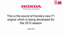 El Sonido del motor Honda F1 V6 Turbo 2015