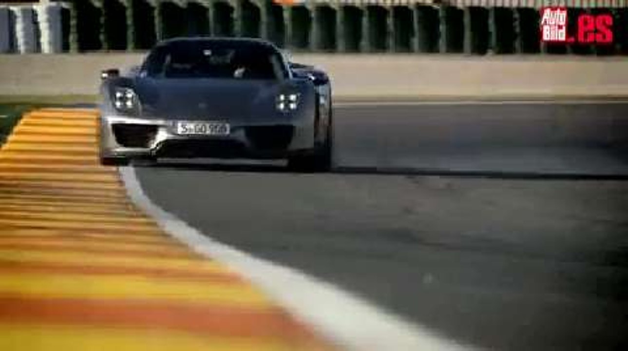 Porsche 918 Spyder prueba en Circuito Ricardo T...
