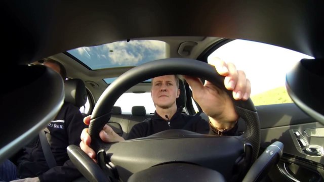 Michael Schumacher prueba el Mercedes Clase C 2014