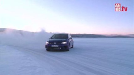Golf R 2014 en hielo