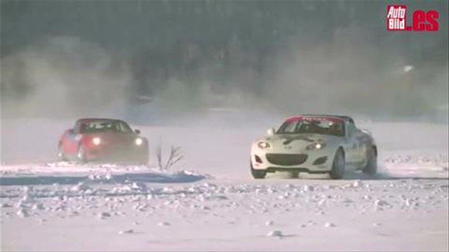 Mazda MX-5 en hielo