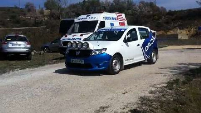 Dacia Sandero rally Cup salida