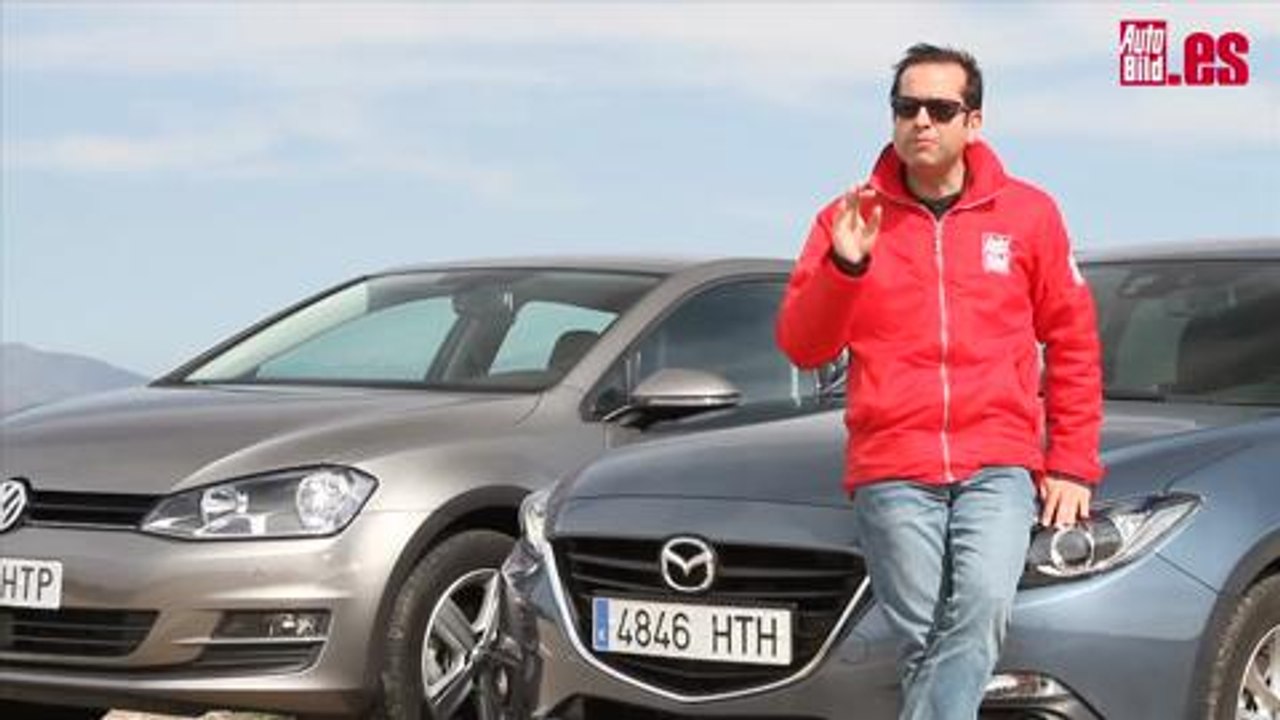 COMPARATIVA MAZDA 3 VS VW GOLF