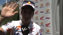 Saludo de Marc Márquez a Calleja