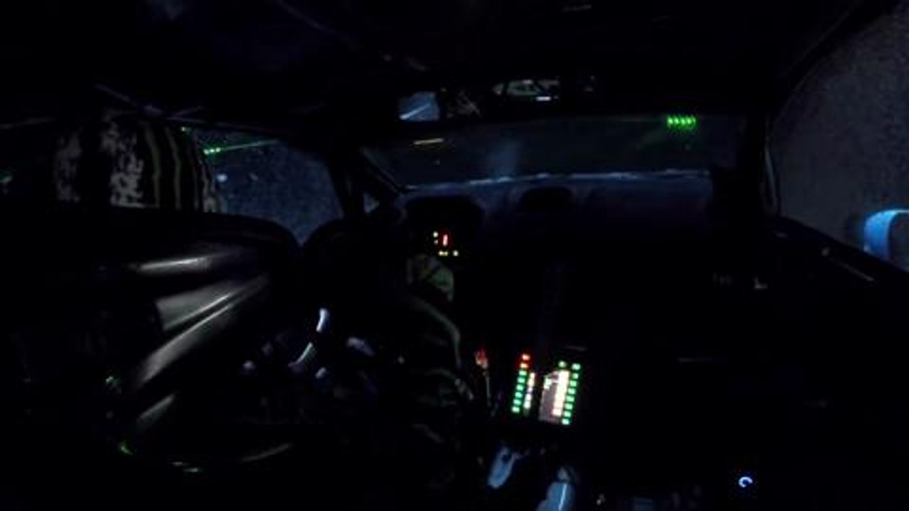 Castrol EDGE Titanium Strong Blackout Ken Block laser donuts