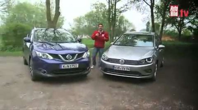 Video VW Sportsvan vs Nissan Qashqai