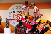 Las motos de los Campeones del Mundo con el equipo Repsol Honda