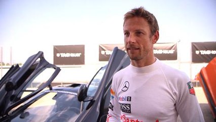 Cristiano Ronaldo y Jenson Button conduciendo el McLaren 650S