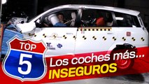 Los cinco coches más inseguros