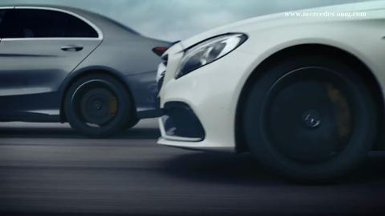 Mercedes C 63 AMG en circuito ft Linkin Park