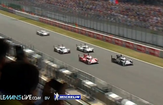 Salida de las 24 Horas de Le Mans 2015
