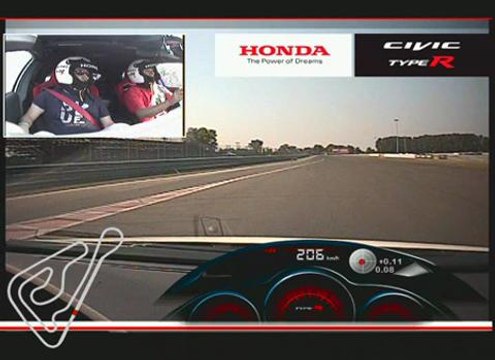 Honda Civic Type R, vuelta en circuito