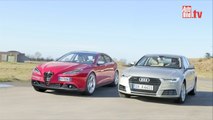 Nuevo Alfa Giulia contra Audi A4