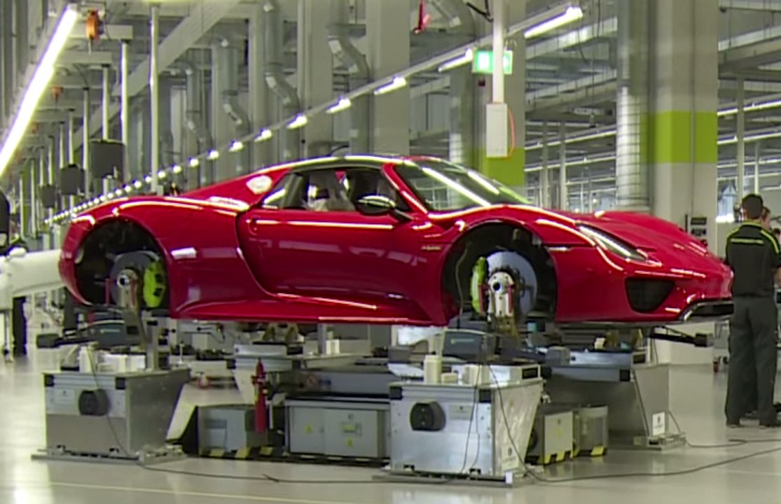 Así se fabrica el Porsche 918 Spyder