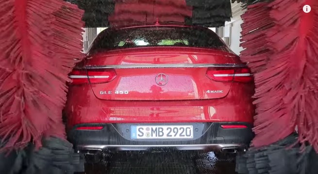 Mercedes-Benz GLE Coupé en la costa báltica