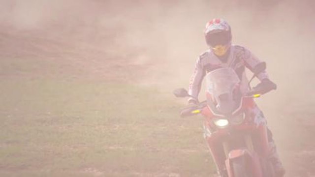 Marc Márquez analiza la nueva Africa Twin