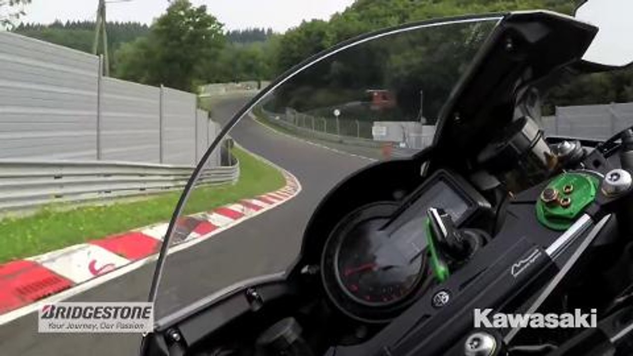 Kawasaki Ninja H2 Nordschleife - Gyrocam