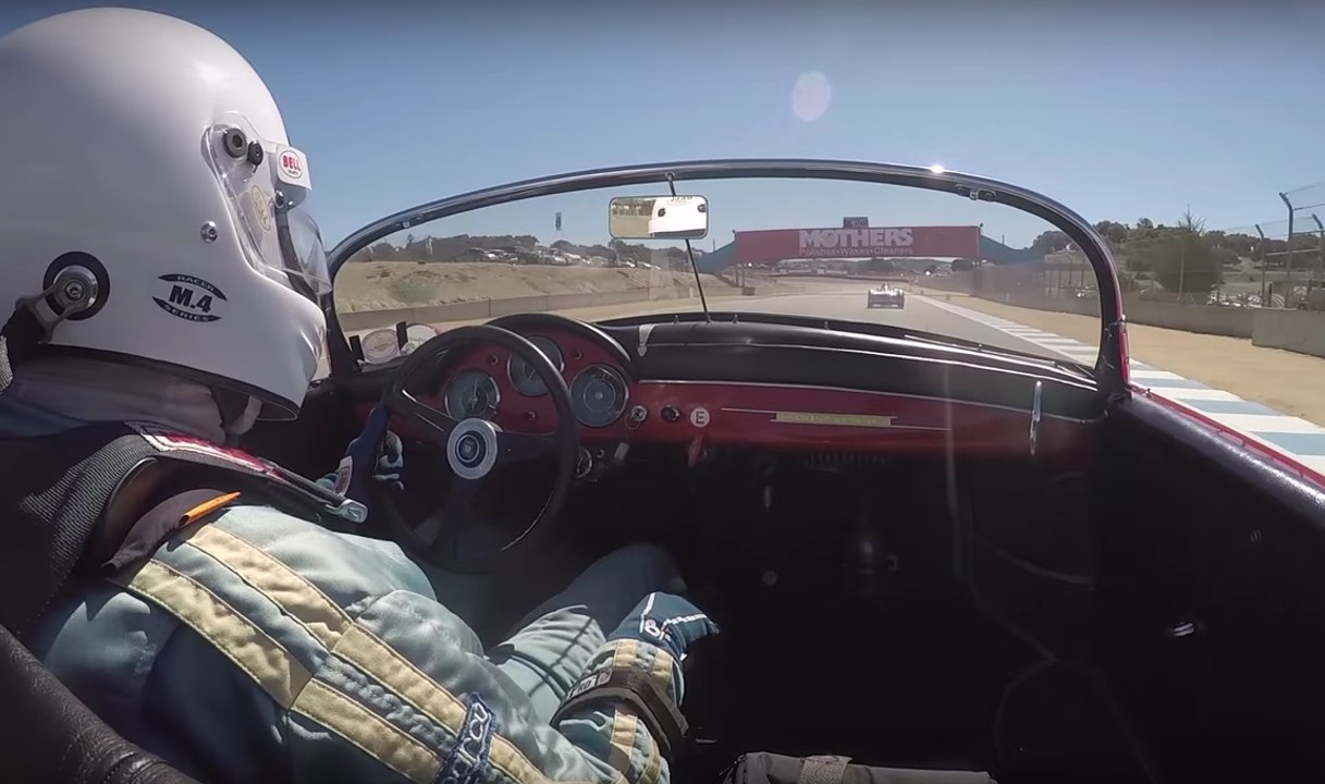 Rennsport Reunion – Onboard en el Porsche Speedster 356 A