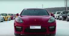 Porsche 2015 sobre nieve. Llega el invierno