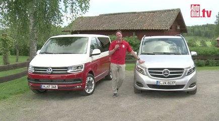 Mercedes Clase V contra VW T6